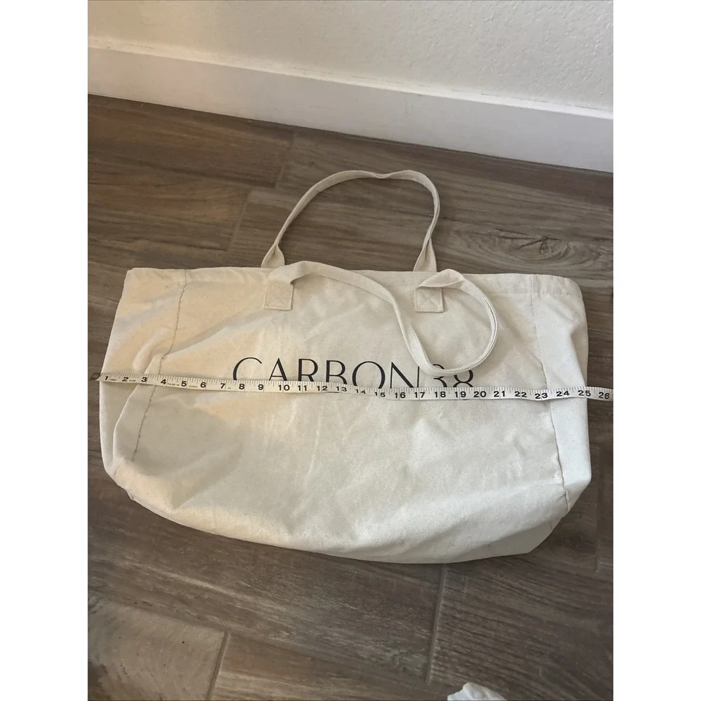 Carbon38 Plaid-Lined Tote - Natural Rare‎